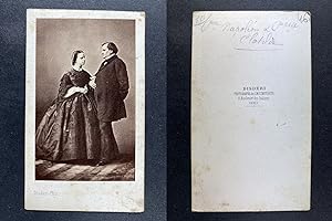 Disdéri, Paris, Princesse Clotilde & Prince Napoléon