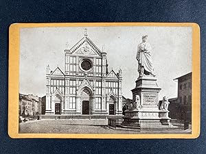 Hautecoeur, Italie, Florence, Basilique Santa Croce, CDV albumen print