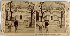 France, Paris, Expostion de 1900, Edifices Hollandais des Indes Orientales, Vintage print, circa ...