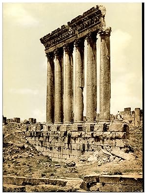 Balbek, Temple du Soleil, les six colonnes