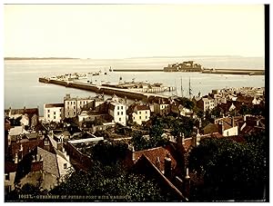 Channel Islands, Guernsey, St. Peter?s Port, General view of Harbour