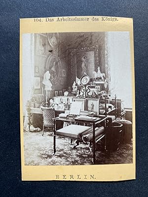 Allemagne, Cabinet de Travail des Rois, vintage albumen print, ca.1870