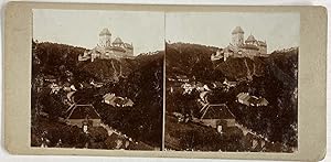 République Tchèque, Karl?tejn, Château, vintage stereo print, ca.1900