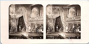 Paris, Théâtre du Chatelet, Le Voyage de Suzette, Vintage print, ca.1900, Stéréo