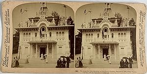 France, Paris, Exposition de 1900, Vintage print, circa 1900, Stéréo