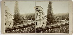 République Tchèque, Sebetov, Château, vintage stereo print, ca.1900