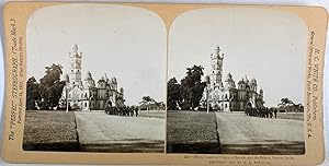 Inde, Baroda, Palace de Baroda, Garde officielle du Prince de Baroda, Vintage print, circa 1890, ...