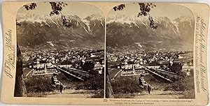 Underwood, Austria, Innsbruck, Bavarian Alps, vintage stereo print, 1898