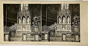 République Tchèque, Prague, Chapelle Saint Wenceslas, vintage stereo print, ca.1900
