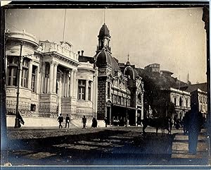 Chili, Valparaíso, Palacio Lyon, vintage silver print, ca.1910