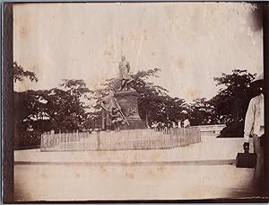 Vietnam, Haïphong, Monument à Jules Ferry, vintage silver print, ca.1910