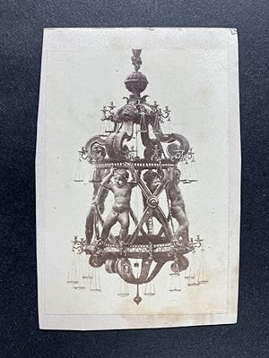 Van Lint, Italie, Pisa, La lampe de Galilée, Vintage albumen print, ca.1870