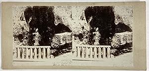 République Tchèque, Grotte Miraculeuse, A Identifier, vintage stereo print, ca.1900