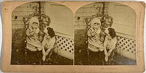 Kilburn, Genre Scene, Child and Dog, Innocence, vintage stereo print, ca.1900