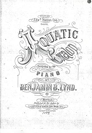 Aquatic Galop - Vintage Piano Sheet Music