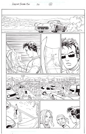 Amazing Spider-Man #52 (493) Dig This Page 20 Original Comic Art by John Romita, Jr.