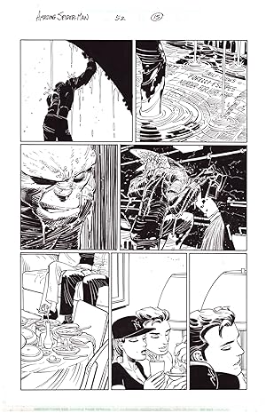 Amazing Spider-Man #52 (493) Dig This Page 15 Original Comic Art by John Romita, Jr.