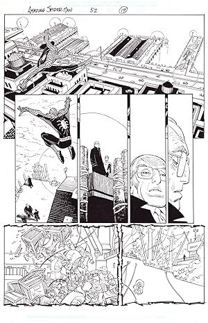 Amazing Spider-Man #52 (493) Dig This Page 17 Original Comic Art by John Romita, Jr.