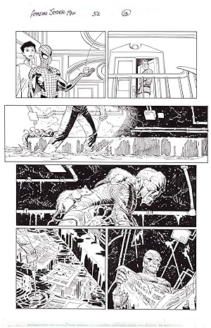 Amazing Spider-Man #52 (493) Dig This Page 13 Original Comic Art by John Romita, Jr.