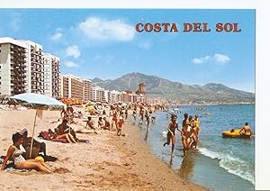 Postal 025894 : Vista de la playa. Fuengirola (Malaga). Costa del Sol