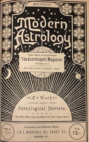 The Astrologer's Magazine and Modern Astrology, 167 issues in 19 Bound Volumes, 1890-1904