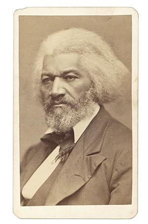 Carte-de-visite portrait of Frederick Douglass