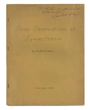 Some Observations on Synaesthesia