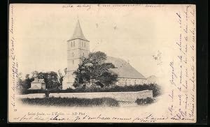 Carte postale Saint-Jouin, l'église
