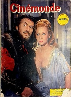 Cinémonde N° 985. Martine Carol et Pedro Armendariz en couverture (Lucrèce Borgia). 27 février 1953.