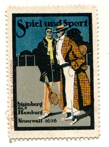 Reklamemarke: Steinberg & Co. - Spiel und Sport.