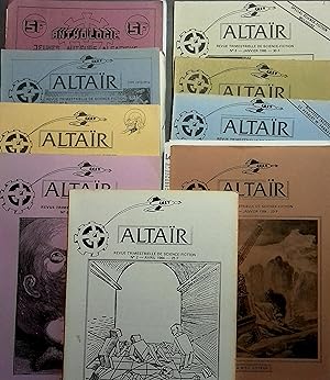 Altaïr. Revue trimestrielle de science-fiction. Du n° 1 au N° 8. Collection presque complète, il ...