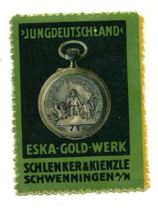 Reklamemarke: "Jungdeutschland" - Eska-Gold-Werk.