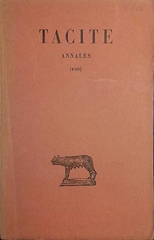 Annales. Tome I seul : (Livres I-III).