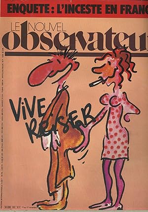 Le Nouvel Observateur. Numéro paru après la mort de Reiser. Couverture et 6 pages d'articles et d...