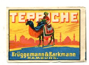 Reklamemarke: Brüggemann & Barkmann - Teppiche.