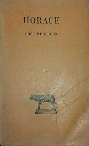 Tome I seul : Odes et épodes.