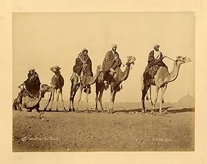 Nine photographs of Egypt.[Egypt], 1880. 9 albumen prints (approx. 340 x 260 mm), each mounted on...