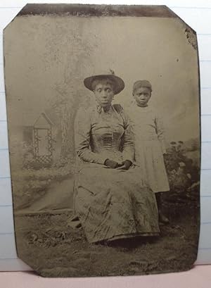 Tintype of African American Mother and Child
