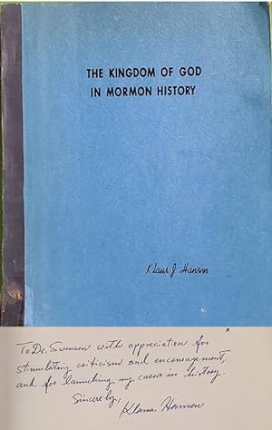 The theory and practice of the political Kingdom of God in Mormon history, 1829-1890