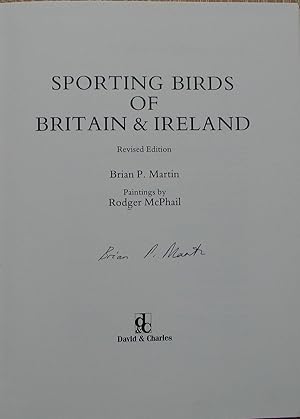 Sporting Birds of Britain and Ireland - signed by author