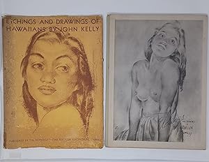 Etchings and Drawings of Hawaiians by John Kelly - in the very rare dust jacket