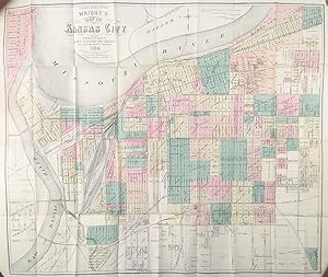 Wright's New Map and Guide for Kansas City, Mo. Kansas City and Wyandotte, Kans