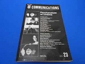 REVUE. COMMUNICATIONS. Psychanalyse et cinéma. 23