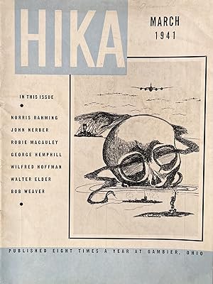 Hika, Vol. VIII, No. V, March, 1941, The Undergraduate Literary Magazine of Kenyon College