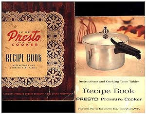 National Presto Cooker Recipe Book / Its Care and Operation With Cooking Instructions, Time Table...