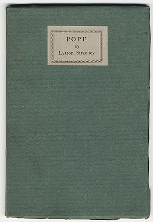 POPE THE LESLIE STEPHEN LECTURE FOR 1925