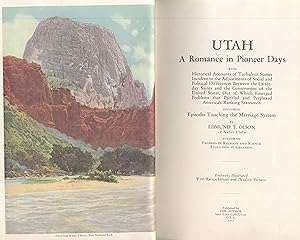 Utah: A romance of the pioneer days