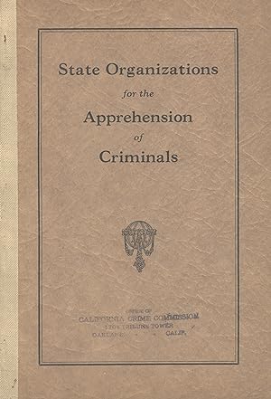 State organizations for the apprehension of criminals