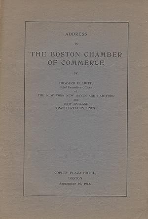 Address to the Boston Chamber of Commerce