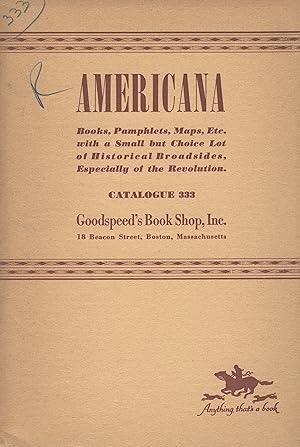 Americana [cover title] [No. 333]